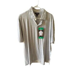 Kirkland Signature Men's Pima Cotton Silk Blend Short Sleeve Polo Shirt NWT